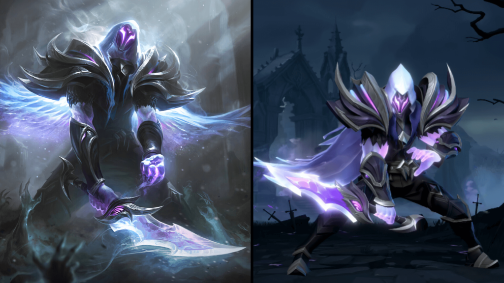 Wild Rift Ashen Knight Pyke Skin